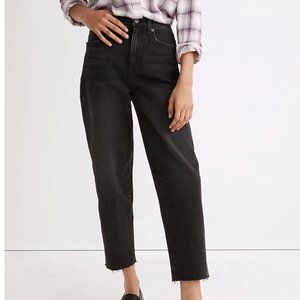 Madewell Balloon Jeans in Biscayne Wash: Raw-Hem Edition